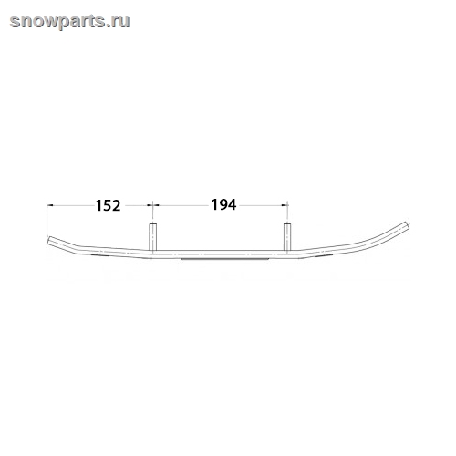 Коньки лыжи BRP Ski-doo Lynx Expedition/ Skandic A-04-0-4-455/ 605349311/ 605352283/ 605352643